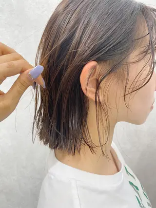 ショート カラー ヘアアレンジ Kawaguchi Arisaのヘアスタイル