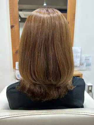 ミディアム 平野 佑有のヘアスタイル
