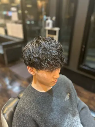 ミディアム メンズ 💈メンズ特化💈 山城   碧泉のヘアスタイル