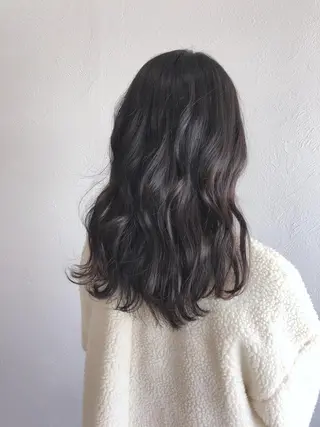 ミディアム カラー トップスタイリスト 🧸中島梨穂🧸のヘアスタイル
