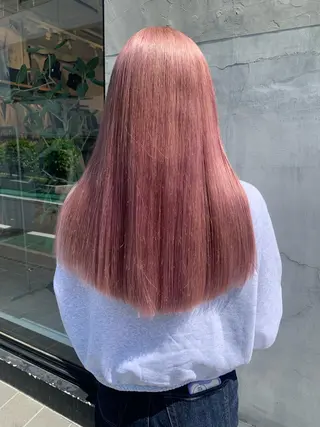 ロング カラー ヘアアレンジ yuka .のヘアスタイル