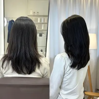 セミロング EIGHT plum TOKIOリミテッドのヘアスタイル