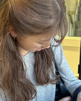 ロング カラー 薄暮 マツイ レンのヘアスタイル