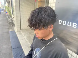 パーマ メンズ 松下 恭佑のヘアスタイル