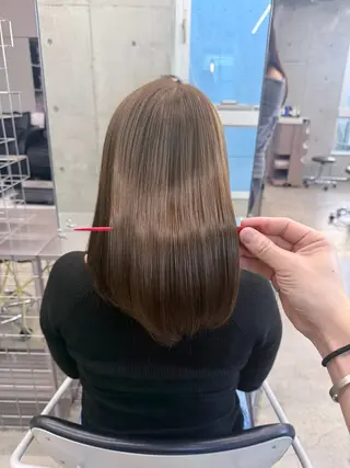 ロング カラー 誰より丁寧なカット/ 小林輝/レイヤーのヘアスタイル