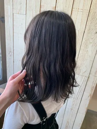 ミディアム カラー Topstylist HARUのヘアスタイル