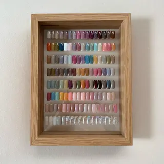 ショート カラー ネイル マツエク・マツパ アイブロウ ar. harajukuのネイルデザイン