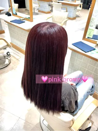 ロング カラー 櫻井 華のヘアスタイル