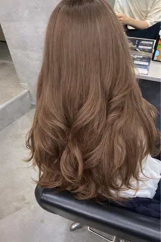 ロング カラー エクステ ダブルカラー新宿のヘアスタイル