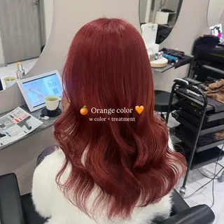 セミロング カラー 🩰‎暖色特化 / 𝐒𝐚𝐤𝐢🤎のヘアスタイル