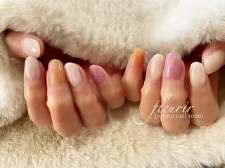 ネイル フルリール 【プライベートサロンのネイルデザイン