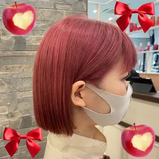 ミディアム カラー 梅田美容室/ ウルフカットのヘアスタイル