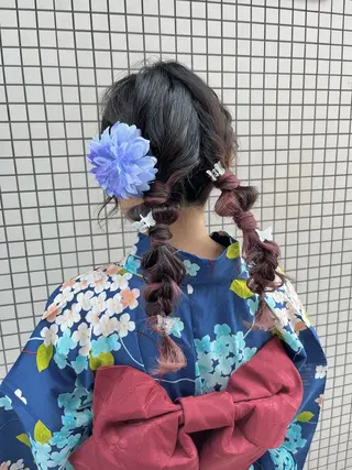 セミロング ヘアアレンジ あんざき みわのその他イメージ