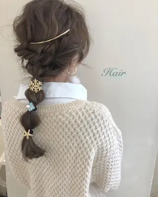 ロング ヘアアレンジ 柳澤 興輝のヘアスタイル