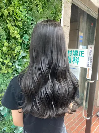ロング カラー 透明感カラー/韓国 ヘア🩶yuri🩵のヘアスタイル