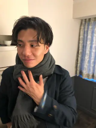 ミディアム パーマ メンズ 【メンズ特化サロン】 【サロモ特別価格】のヘアスタイル