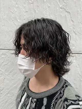 メンズ 甘ふわgirly🎀 ハイトーン🤍Ramのヘアスタイル