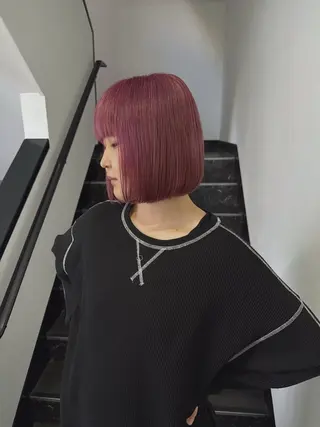 ミディアム SHIORI/ ベージュカラー/ボブのヘアスタイル