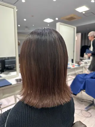 ミディアム 村上 佳織のヘアスタイル