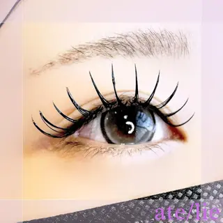 マツエク・マツパ ate/lie アテリアのマツエク・マツパデザイン