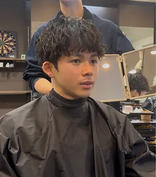 パーマ メンズ 年間2000名担当◎ パーマ職人/仲原佑樹のヘアスタイル