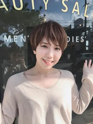 ショート カラー ヘアアレンジ タナハラ クミコのその他イメージ