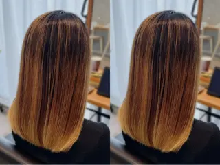 ミディアム 芦屋/髪質改善/美髪 矯正/縮毛矯正/野沢のヘアスタイル