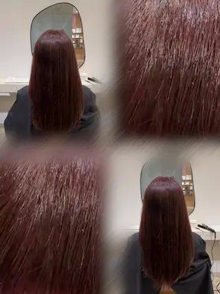 セミロング カラー こぐれ みさきのヘアスタイル