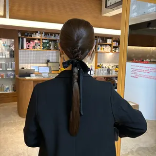 ロング ヘアアレンジ パ ルのヘアスタイル