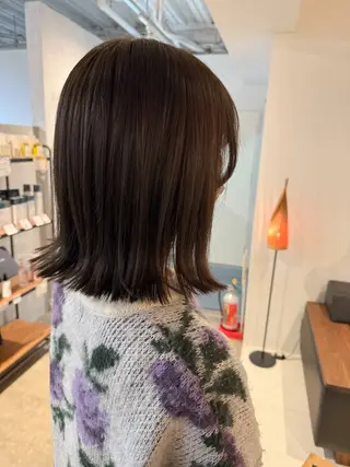 ミディアム 宮原 愛果のヘアスタイル