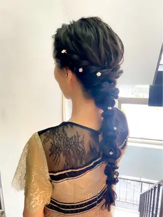 ヘアアレンジ hair make もりした ゆうのヘアスタイル