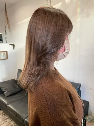セミロング カラー m ā l o.🌷 サカモトマイコのヘアスタイル