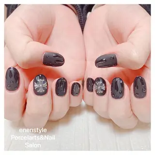 ショート ネイル 👑enen style👑のネイルデザイン