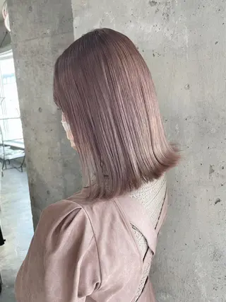 ミディアム 🔥コテ巻き風 ボブパーマ🔥のヘアスタイル