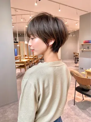 ショート カラー 銀座No.1ショート 似合わせカット/といのヘアスタイル