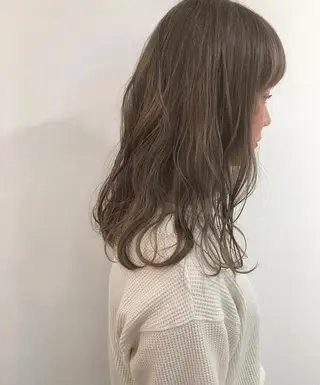 ミディアム カラー 透明感/レイヤー🎀 春カラー/エリコ🌈のヘアスタイル
