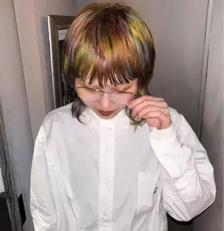 ショート カラー Rena✴︎トレンド ×スタンダードMIXのヘアスタイル
