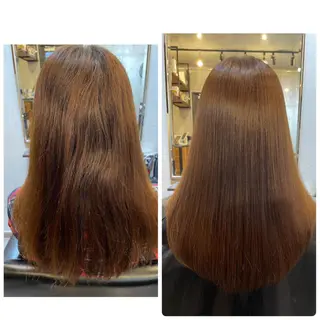 セミロング 髪質改善 レイヤー Naoyaのヘアスタイル