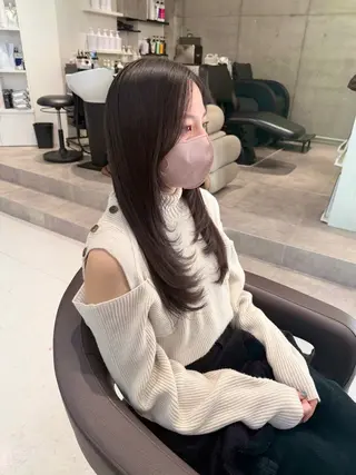 ロング 山崎結菜 髪質改善💎のヘアスタイル