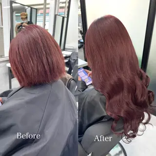 ショート カラー シールエクステ特化 ハイトーン、NANAのヘアスタイル