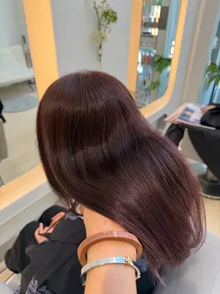 ミディアム カラー 堀井 凌平のヘアスタイル