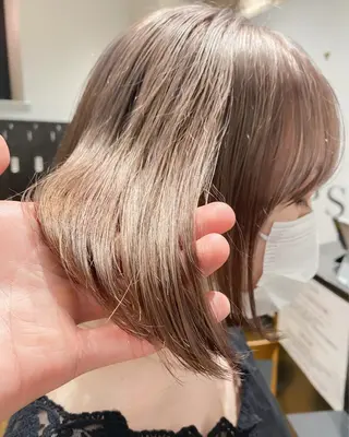 ミディアム カラー 土田 啓太のヘアスタイル