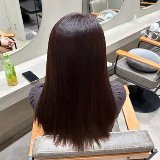 セミロング カラー 🦋透明感艶カラー 🫧/Yuu🦋のヘアスタイル