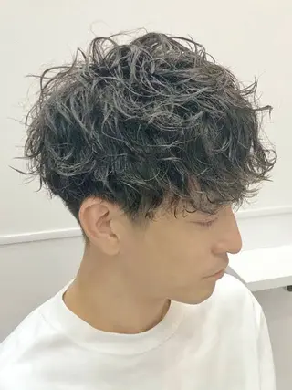 ショート パーマ メンズ daisuke 博多駅から徒歩2分のヘアスタイル