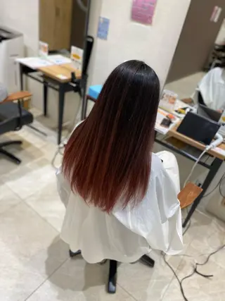 ロング カラー 星野 慎也のヘアスタイル
