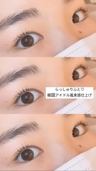 セミロング カラー パーマ ヘアアレンジ キッズ ネイル マツエク・マツパ アイブロウ Cupidトップ アイリスト石川のマツエク・マツパデザイン