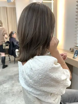 ミディアム 北間 寛哉のヘアスタイル