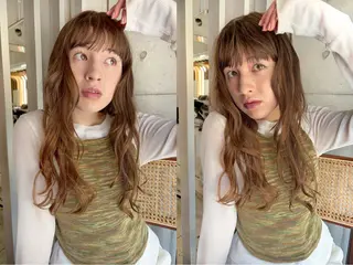 パーマ 横浜 ミディアムパーマのヘアスタイル