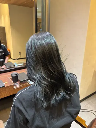 ロング カラー 縮毛矯正/髪質改善 ルクア9F/小倉悠佑のヘアスタイル