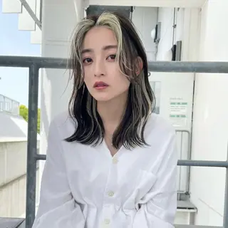 カラー 透けるカラー 🫧‪かふうのヘアスタイル